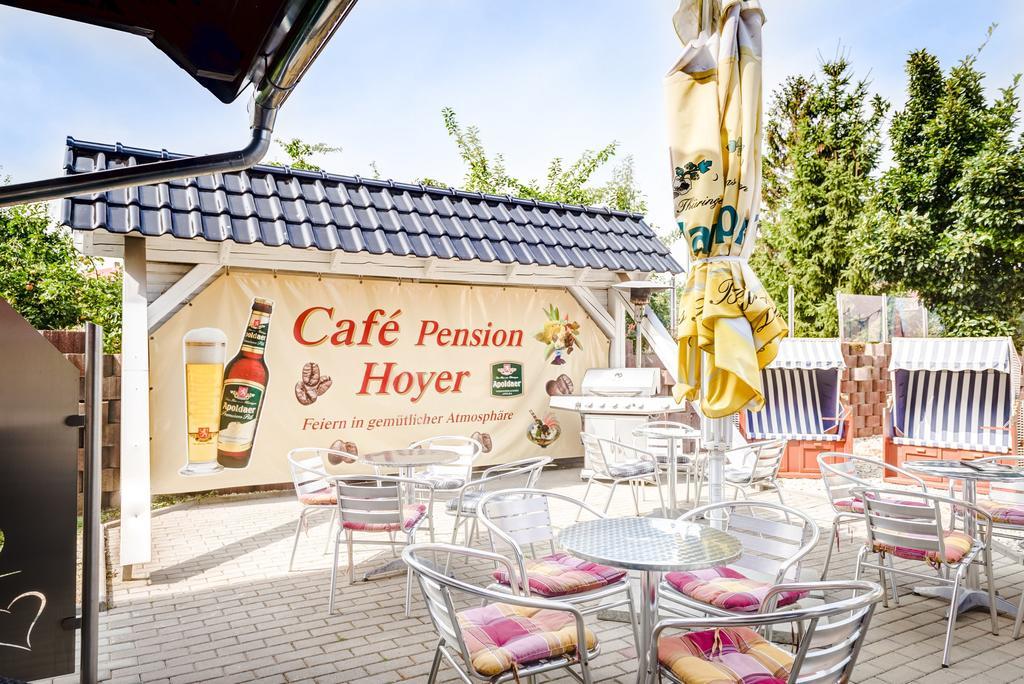 Cafe Hoyer Pension Und Appartements Rödigsdorf Exteriér fotografie